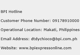 How To Contact BPI (Hotline Number, Email Address & Customer Servi.